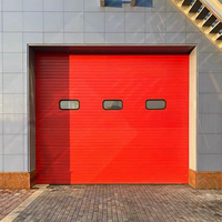 Puerta industrial seccional enrollable automática 