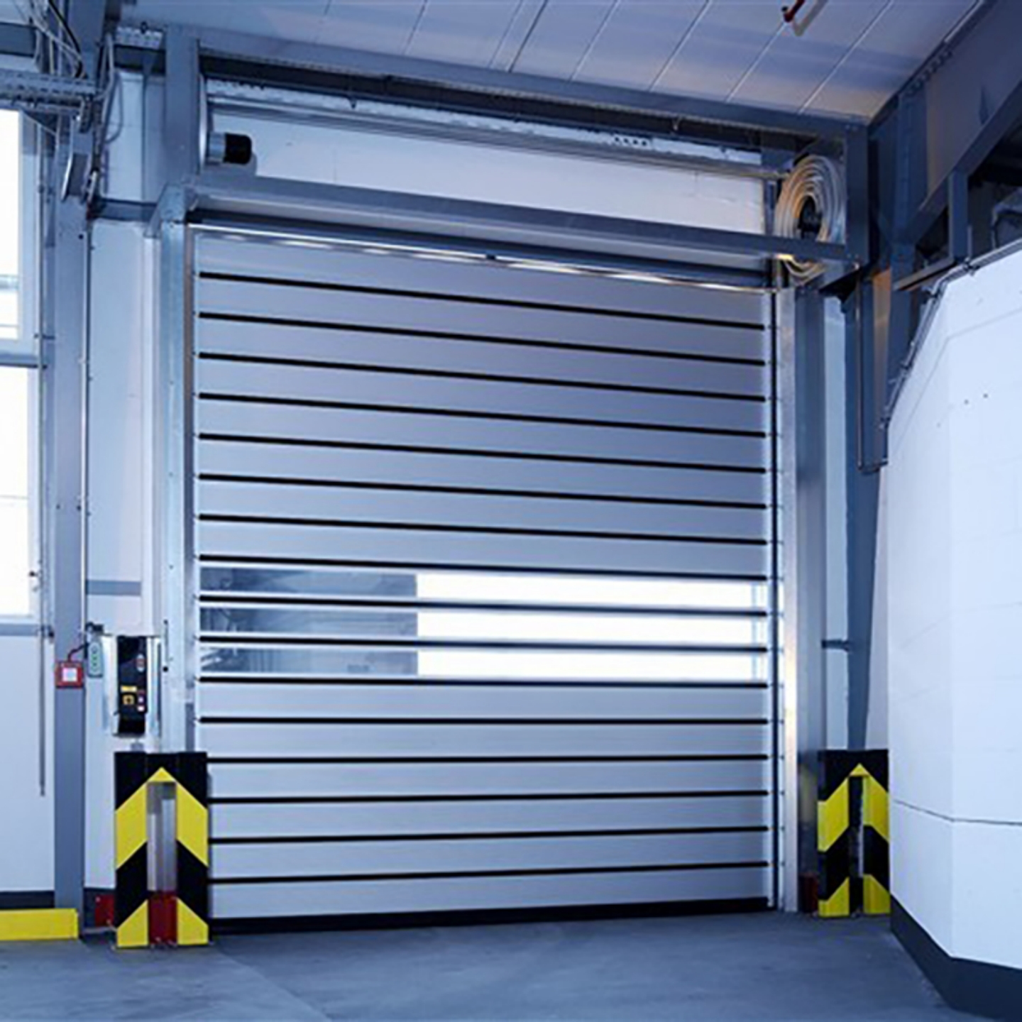 Puerta espiral de aluminio de alta velocidad