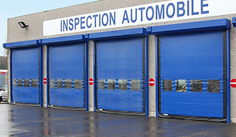 ¿Cuál es el ámbito de aplicación de las puertas autorreparables de PVC de alta velocidad?