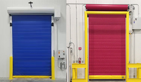 puerta de almacenamiento en fr&iacute;o