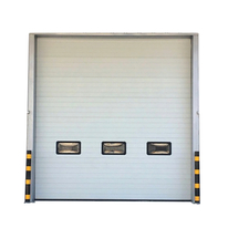 Puerta industrial seccional de acero galvanizado comercial
