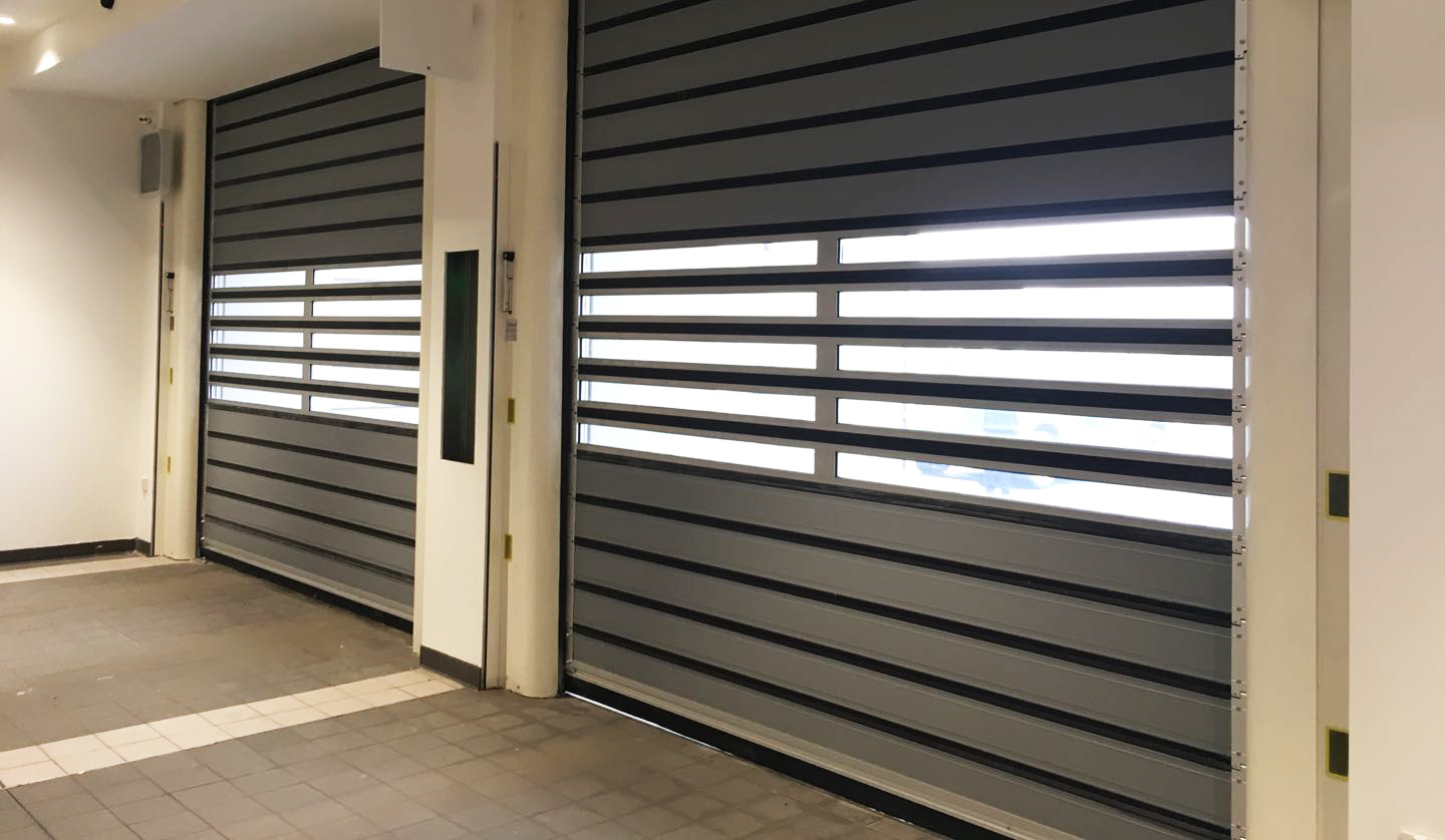 ¿Cuál es la aplicación de la puerta espiral de aluminio de alta velocidad?