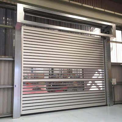 Puerta espiral de aluminio de acción rápida y alta velocidad