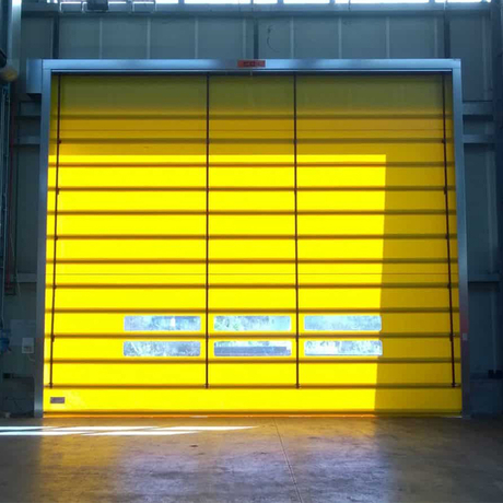 Puerta de PVC apilable de alta velocidad de la mejor calidad