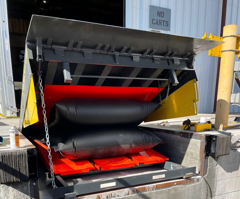 Nivelador de muelle con bolsa de aire Master Well